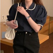 Áo Kiểu Tay Phồng Cổ Búp Bê Đáng Yêu Cho Nữ 43421