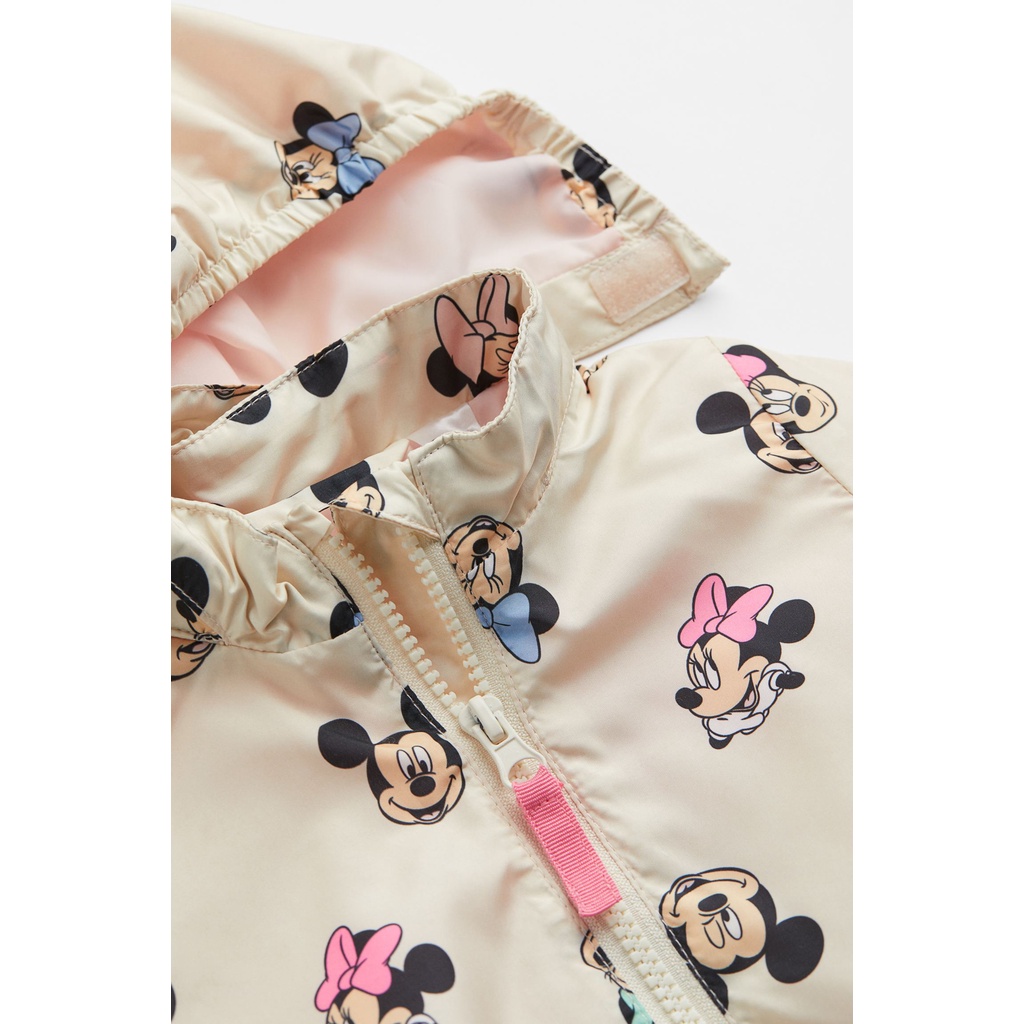 Áo khoác gió micky bé gái HM Auth săn sale