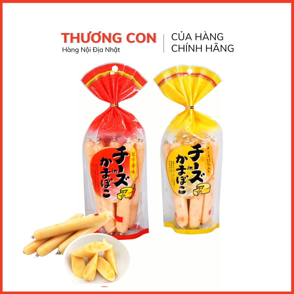 Xúc xích phô mai cá tuyết Natori Nhật Bản cho bé ăn dặm từ 12 tháng