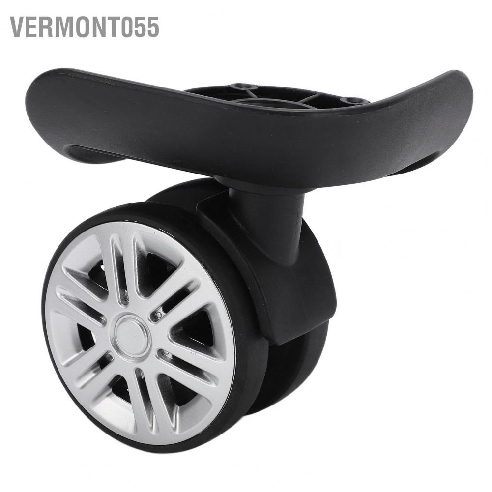 Vermont055 1 Pair A65 Luggage Replacement Wheels Mute Swivel Suitcase Caster Repair Parts