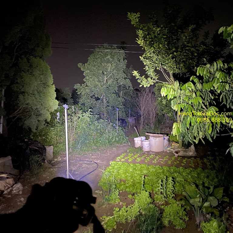 Đèn đội đầu led headlight zoom xa gần 2 bóng led T6 20w