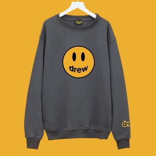 Áo Sweater Drew Mặt Cười , Áo Sweater Unisex Nam Nữ Chất Nỉ Dày Dặn