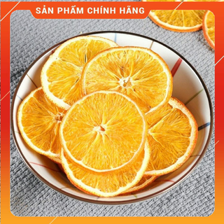 Cam vàng thái lát sấy lạnh làm trà, detox