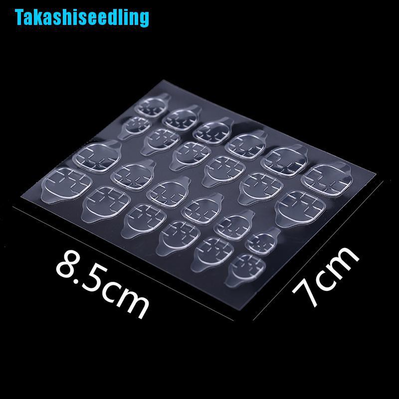 (Hàng Mới Về) Bộ Móng Tay Giả 2 Mặt 5 / 24 Tiện Lợi