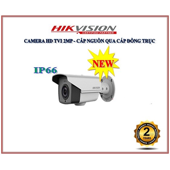 Camera HDTVI 2MP HIKVISION DS-2CE16D0T-VFIR3E hồng ngoại 40m