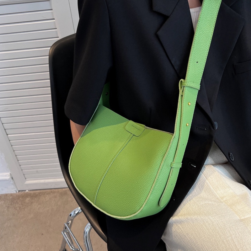 Túi Đeo Chéo Màu Trơn Đơn Giản Thời Trang Cho Nữ