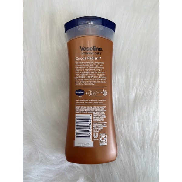 Dưởng thể Vaseline Intensive Care Body Lotion - MỸ
