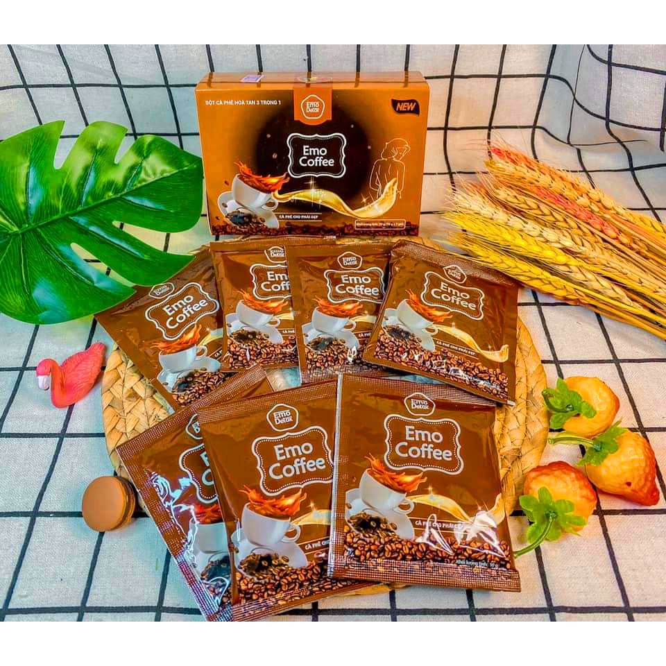 EMODETOX Vị Cafe giảm cân an toàn kèm quà tặng 🎁(phiên bản mới) | BigBuy360 - bigbuy360.vn