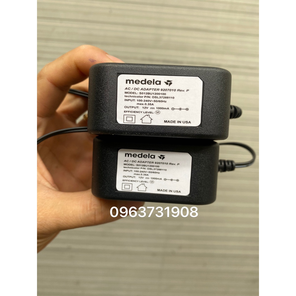 Adapter-nguồn máy hút sữa medela Sonata 12V