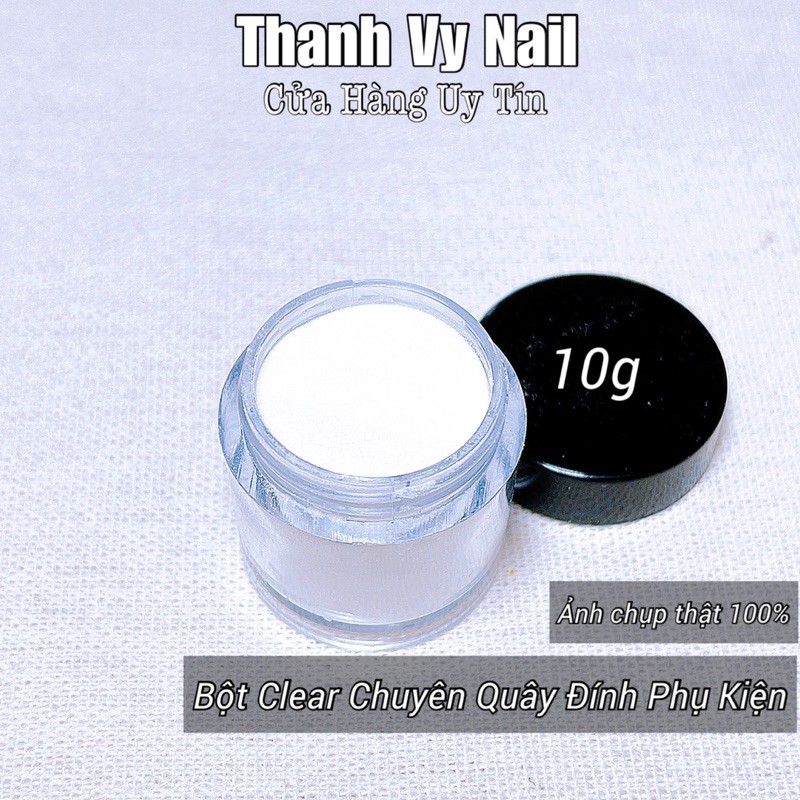 Bột Clear Quây Đá Phụ Kiện Nail