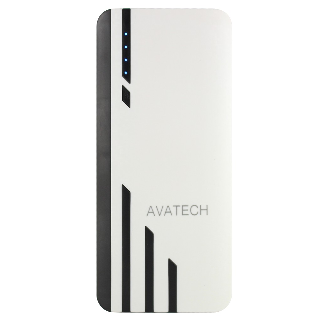 Pin sạc dự phòng AVATECH 12000mAh (Trắng - đen)