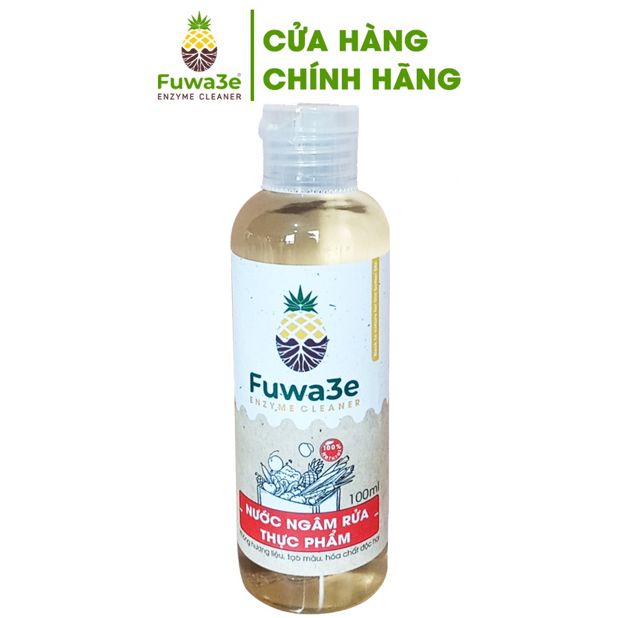 [Mã LTP50 giảm 50000 đơn 150000] Nước ngâm rửa thực phẩm Fuwa3e hữu cơ organic khử mùi loại bỏ thuốc sâu chất bẩn 100ml