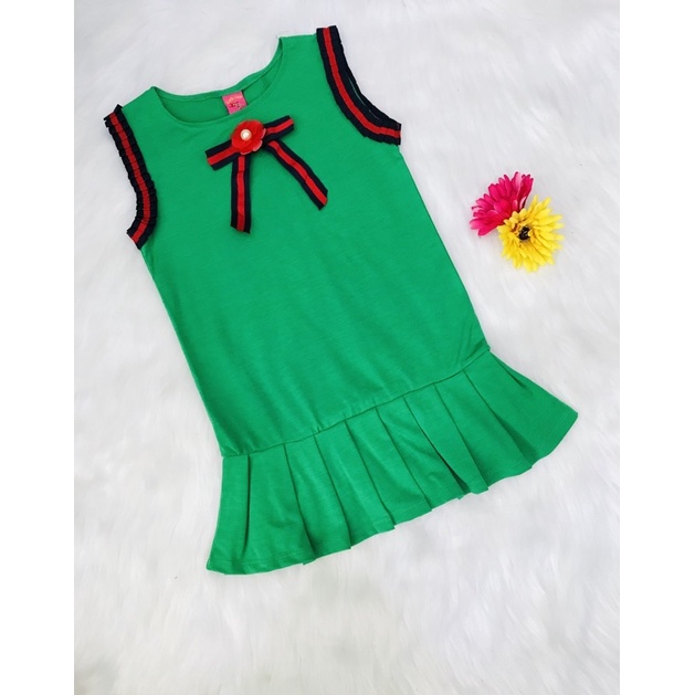 Đầm thun sát nách chân váy đuôi cá cho bé 2-8 tuổi chất thun cotton