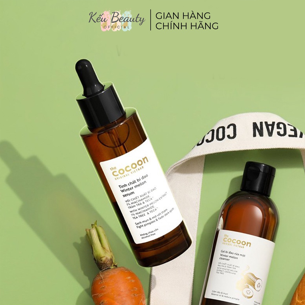Serum bí đao Cocoon Winter Melon tinh chất dưỡng ẩm làm dịu da 70ml