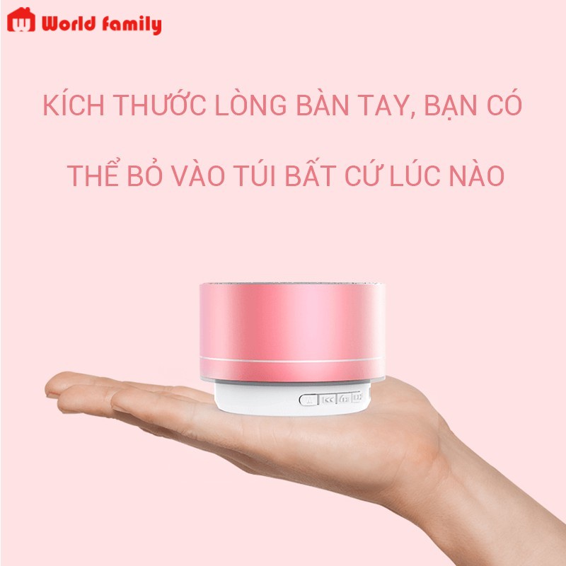 Loa Bluetooth A10 Mini Vỏ Nhôm Di Động Hỗ Trợ Thẻ Nhớ ( CÓ BÁN BUÔN SỈ LẺ GIÁ HẤP DẪN)