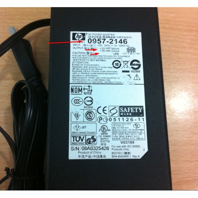 Adapter máy in HP PhotoSmart 7960