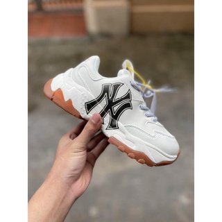 Giày Thể Thao Sneaker MLB NY Đế Nâu Bản in 3D 11 Cực Nét