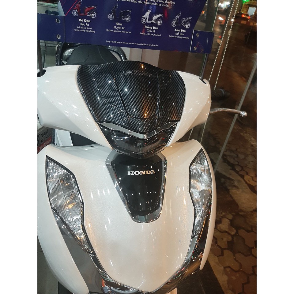 MÀO ĐẦU SH 2020 CACBON. CHROME chính hãng honda