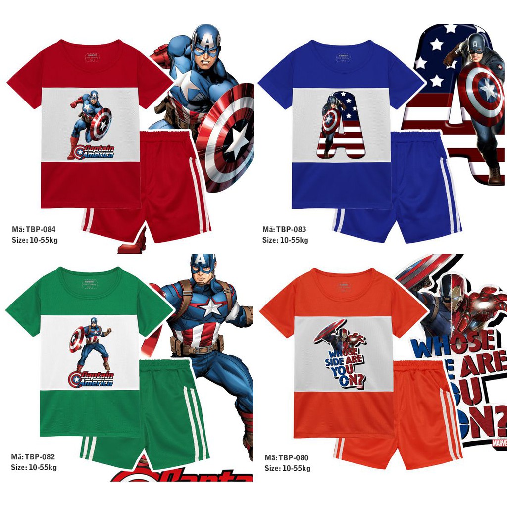 TBP-Bộ thun bé trai GUMMY 10-55kg d