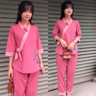 Đồ lam đi chùa # sen nơ kate