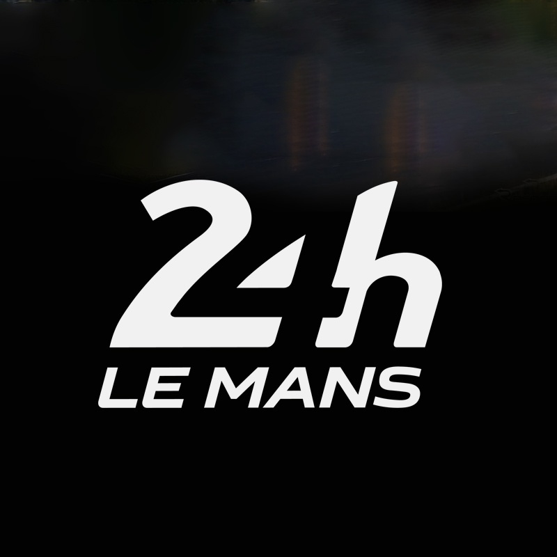 P-a492.Sticker Phản Quang Dán Quạt Xe Hơi LEMANS 24 Giờ Chất Lượng Cao
