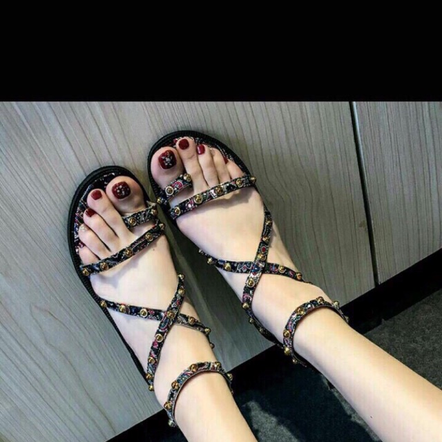 Sandal chiến binh thổ cẩm siêu cá tính