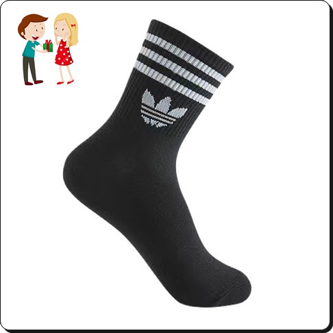Tất thể thao nam nữ adi.das đẹp, dùng cho giày thể thao sneaker hoặc đá bóng