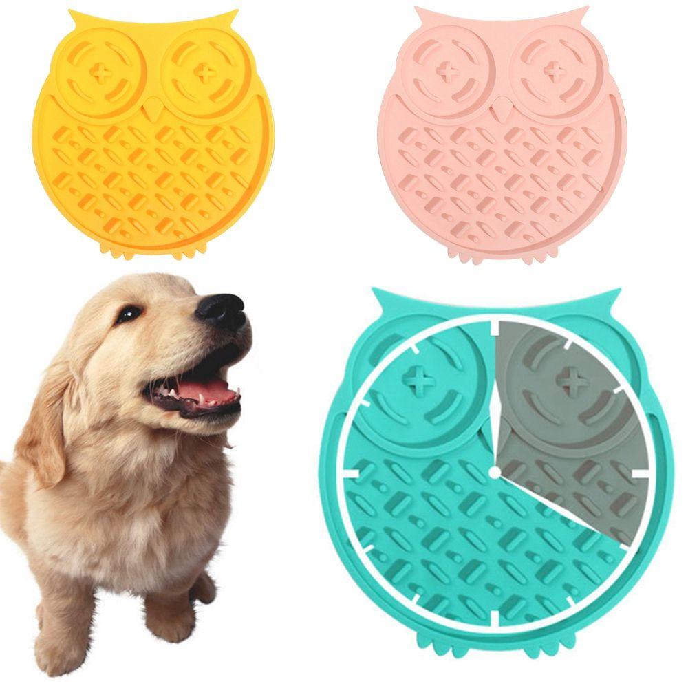 Giovanni Thảm Ăn Bằng Silicone Hình Cú Mèo Nhỏ Vừa Và Chậm Cho Thú Cưng