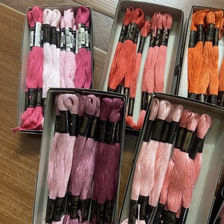 Set chỉ thêu cotton Cos.mo nhiều màu