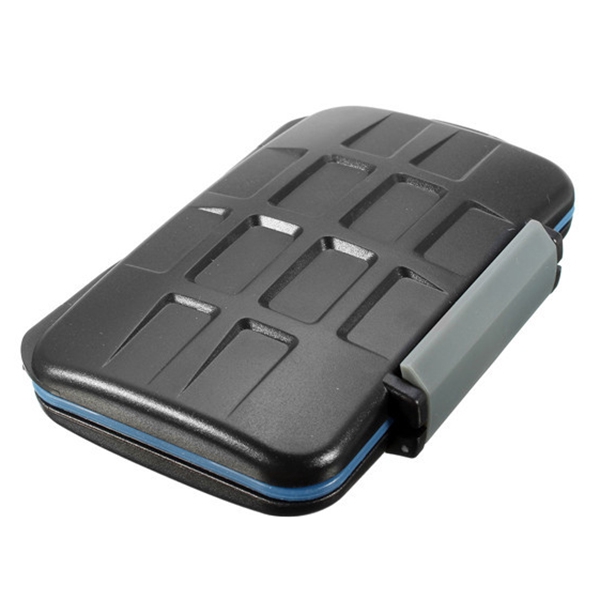 Hộp Chống Sock Chống Nước Cho Thẻ Nhớ JJC MC-5 (Đen) - Hàng Nhập Khẩu