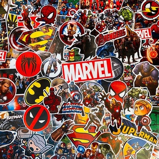 STICKER MARVEL / Avengers - Hình dán laptop, nón bảo hiểm, máy tính.