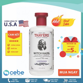 Nước hoa hồng không cồn Thayers Lavender Facial Toner (355mL)