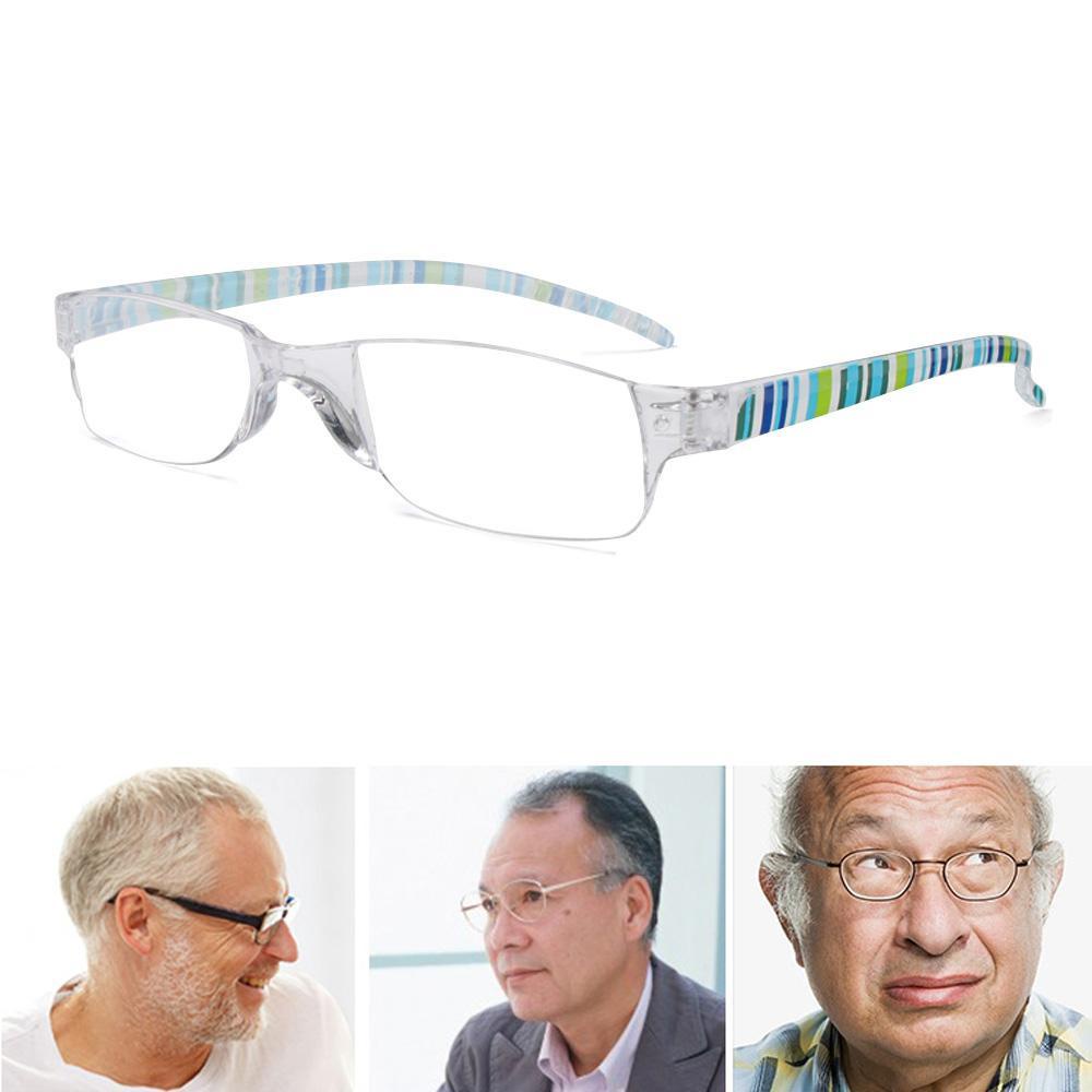 WATTLE Kính Đọc Sách Viền Màu Siêu Nhẹ Phong Cách Vintage Thanh Lịch Thời Trang