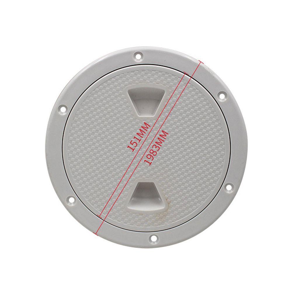 JONYE Vỏ Bọc Bảng Điều Khiển Hình Tròn 8 Inch Màu Trắng