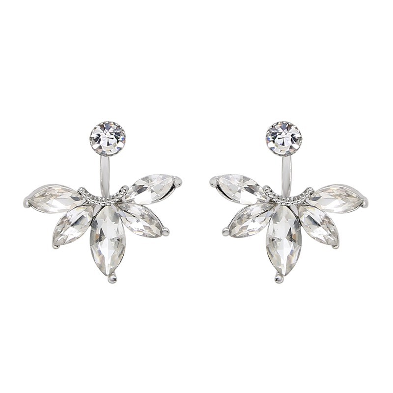 [ xả kho ] BÔNG TÁI ĐÁ PHA LÊ, CHẤT LIỆU BẠC 925 BT007