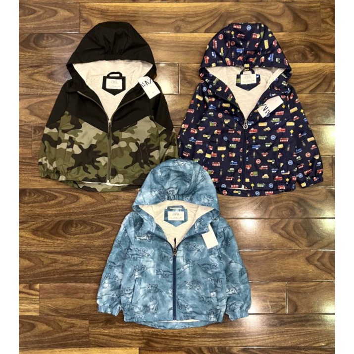 Áo gió bé trai VNXK siêu đẹp 1-6y