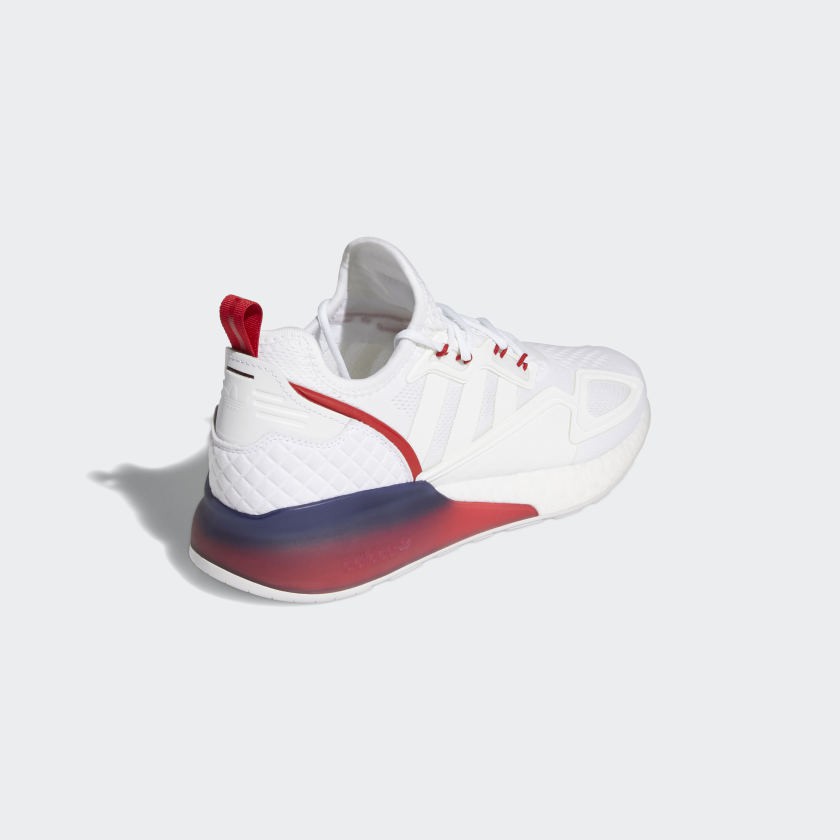 Giày ZX 2K Boost &quot;White Scarlet&quot; FZ4640 - Hàng Chính Hãng - Bounty Sneakers
