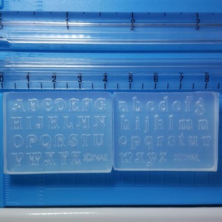 Khuôn silicon chữ cái  3dnail font chữ đẹp