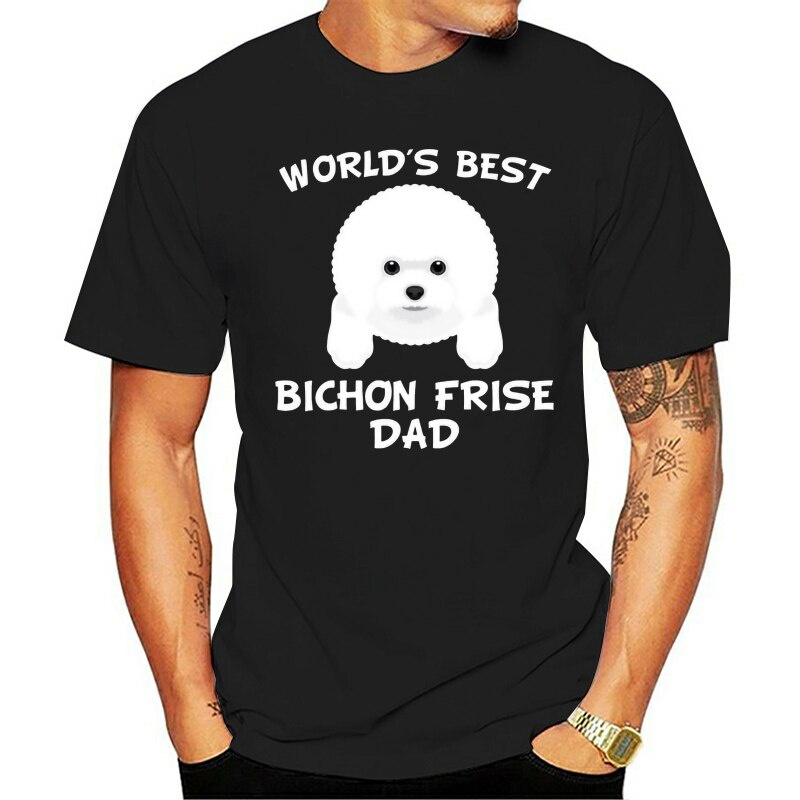 Áo thun Bichon Frise Dad Shirt - Tốt nhất thế giới Bichon Frise Dad Dog Owner Street Wear Fashion To