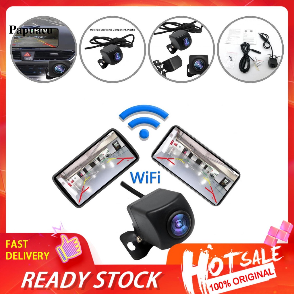Camera lùi xe hơi kết nối wifi 10m
