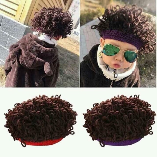 Nón len tóc giả HQ
