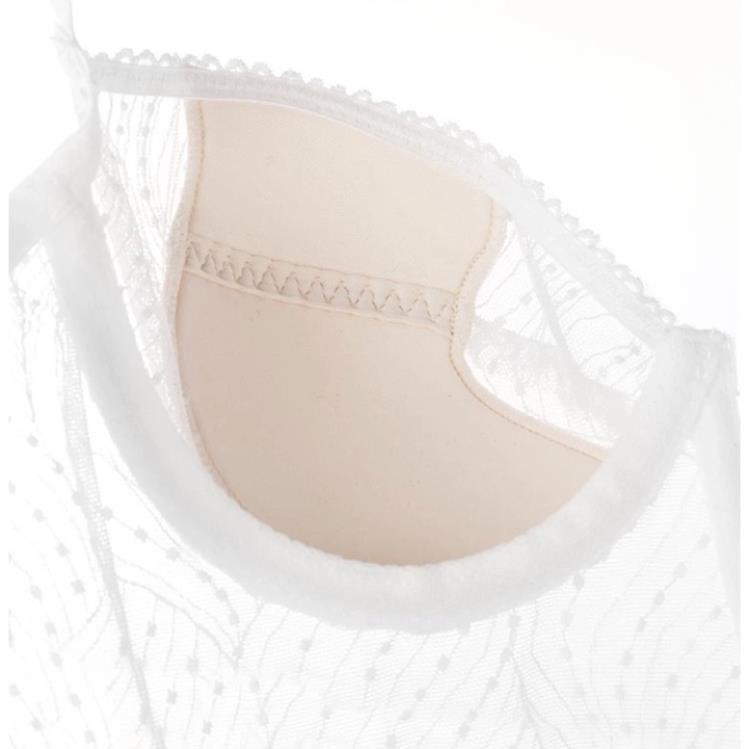 Áo Lót Nữ Softie Ren Lụa Vân Sóng Bản To Có Gọng Đệm Mỏng Cao Cấp 2008