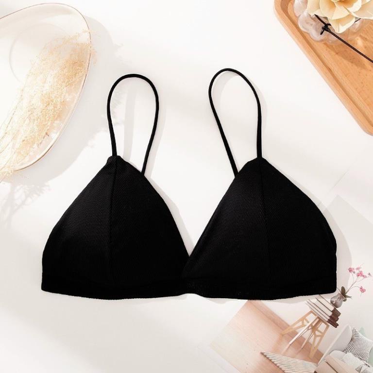 ÁO NGỰC MÚT MỎNG KHÔNG GỌNG. ÁO LÓT BRA MỎNG GÂN 2 MẢNH Siêu Mát , mềm Free size từ 45kg-75kg.
