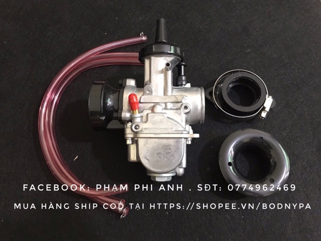 BÌNH XĂNG NẮP CHAO 28/30/32/34mm BC