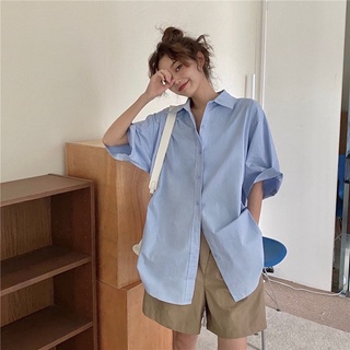 [Order TaoBao] #MV9 Áo sơ mi dáng rộng của nữ siêu cá tính( ảnh thật- size cuối)