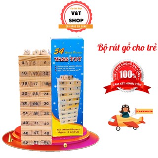 Bộ rút gỗ đồ chơi thông minh cho bé, đồ chơi rút gỗ cho bé thông minh