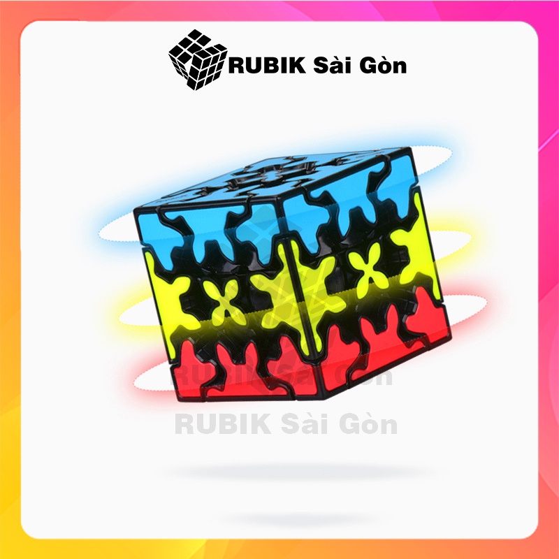 Rubik Biến Thể QiYi Gear 3x3 Cao Cấp Rubic Sandwich Grid Sáng Tạo Đẹp Xoay Trơn Tốc Độ Mượt Mà Độ Khó Giá Tốt Nhất