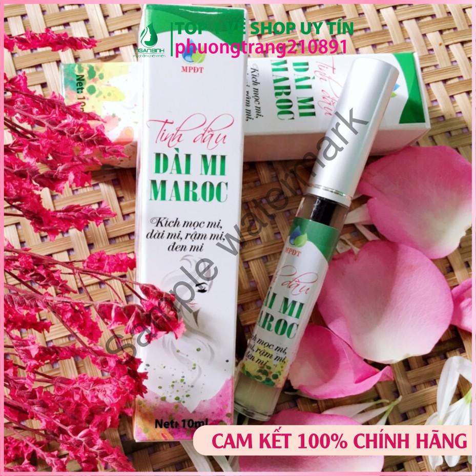 Tinh dầu dài mi Maroc dưỡng mi dài, dày đậm cho đôi mắt thêm long lanh, thu hút 10ml