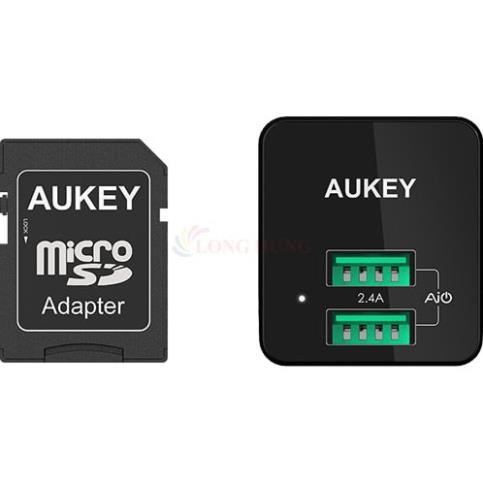 Cốc sạc Aukey 2USB 2.4A PA-U32 - Hàng chính hãng