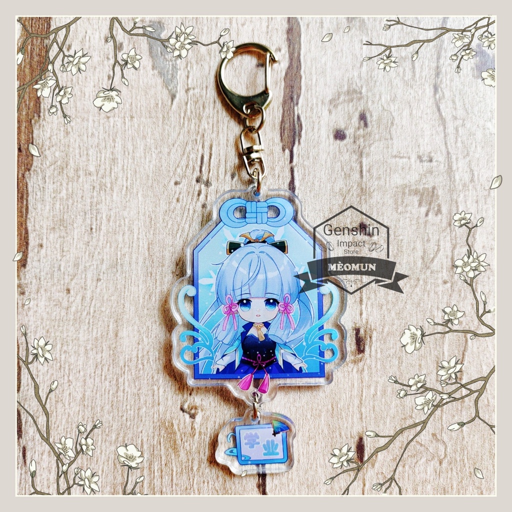 AYAKA Móc khóa Genshin Impact M15 (in giữa acrylic)
